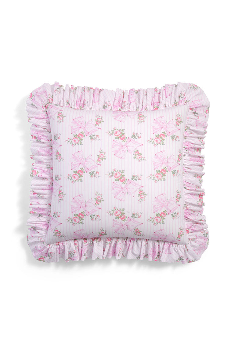 Ruffle Throw Pillow 26" X 26"