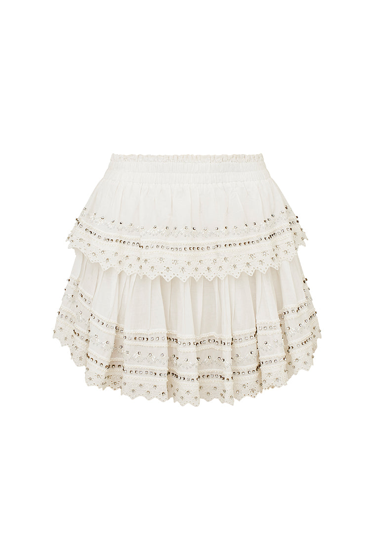 Ruffle Mini Skirt