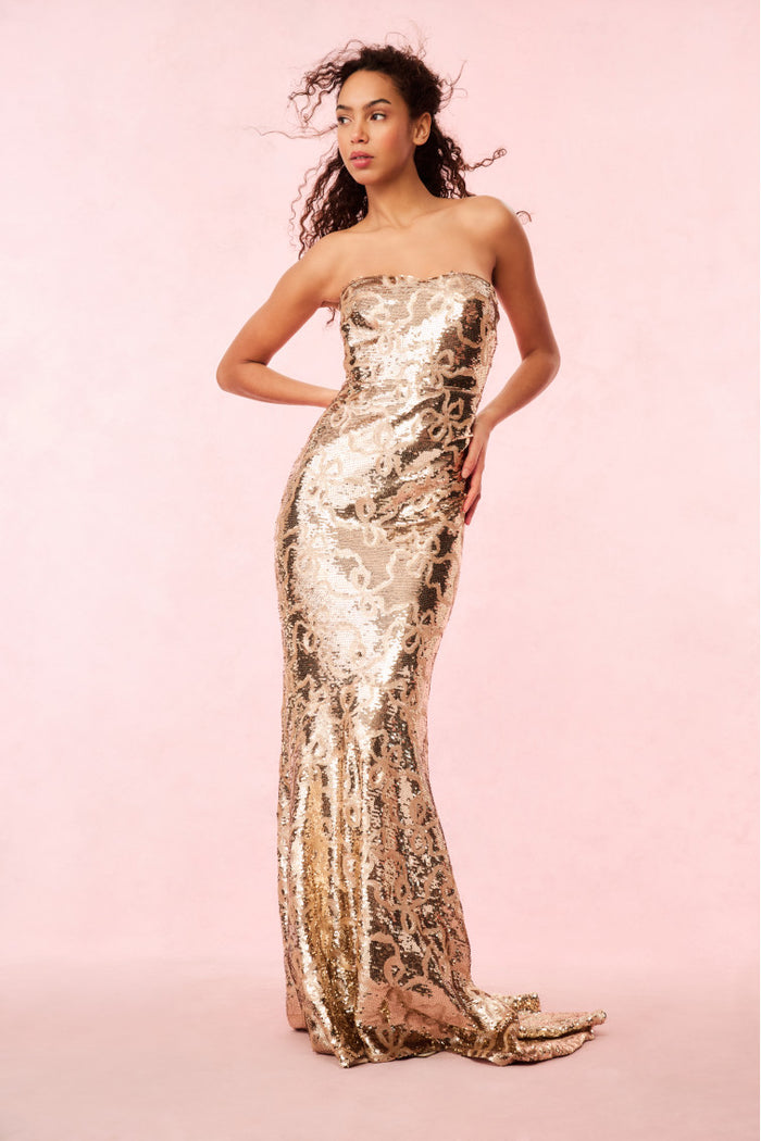Sencha Sequin Gown