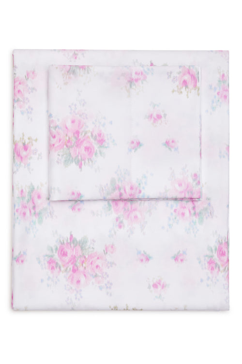 Floral Cotton Sateen Sheet Set - BREEZY
