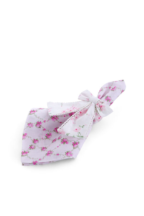 Bow Napkin Rings - Set of 4 - STRAWBERRY BASIL