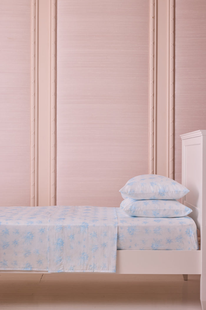 Floral Cotton Sateen Sheet Set T/TXL