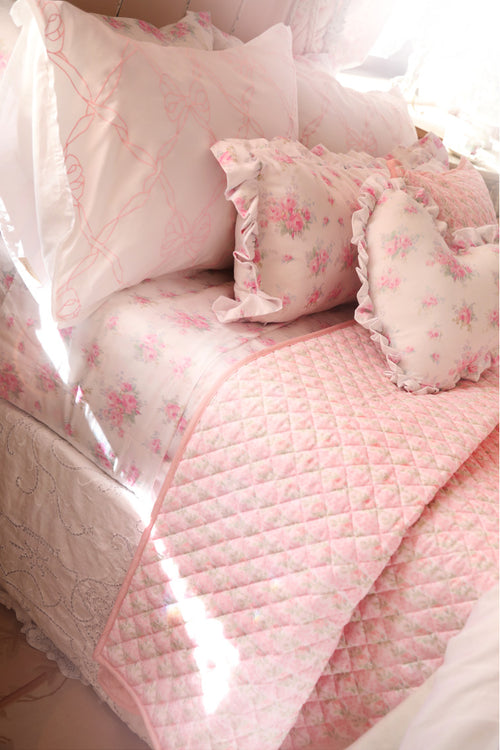 Floral Cotton Sateen Sheet Set - BREEZY