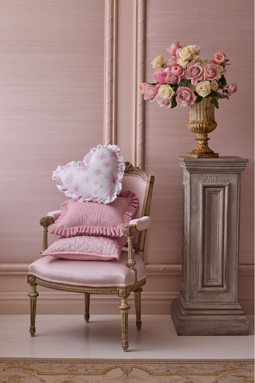 Ruffle Heart Pillow - BREEZY