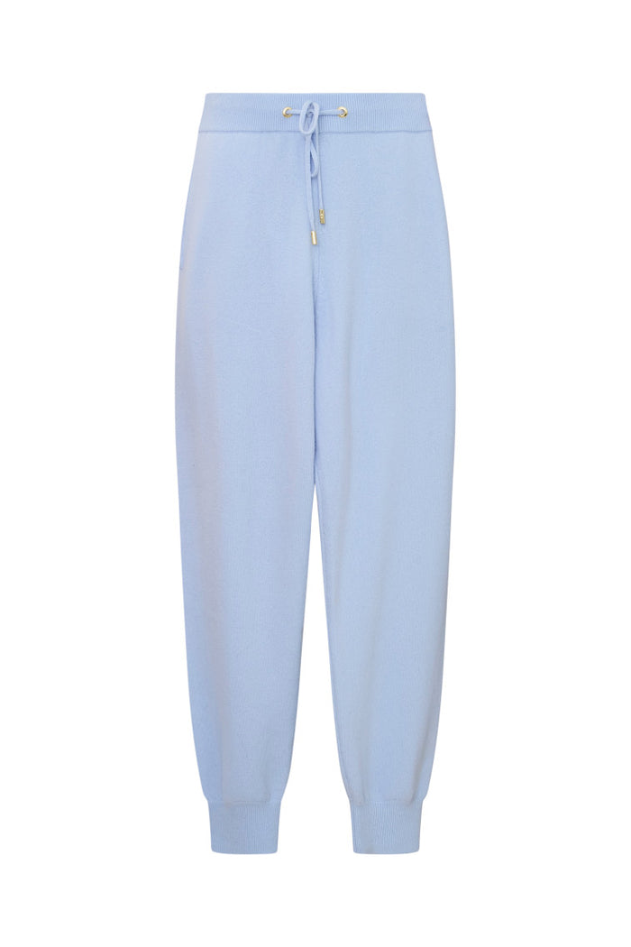 LoveShackFancy x MAX&MOI Robin Wool-Cashmere Jogger - CIEL
