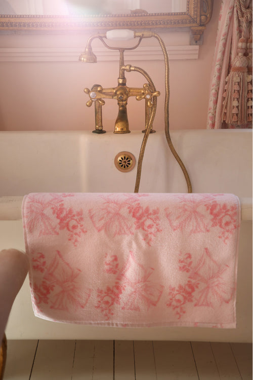 Cotton Bath Mat - PEACH FUZZ