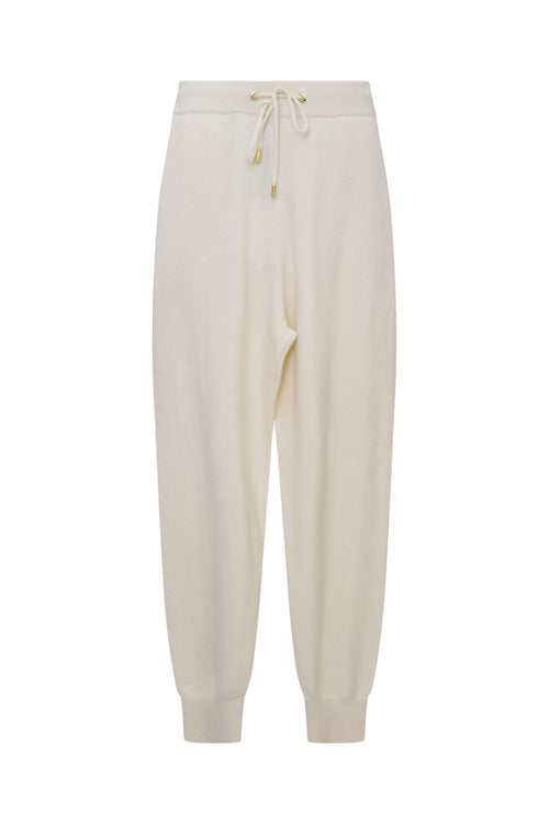 LoveShackFancy x MAX&MOI Robin Wool-Cashmere Jogger- WHITE