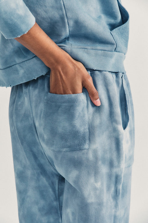 Women's hand dyed jogger with pockets