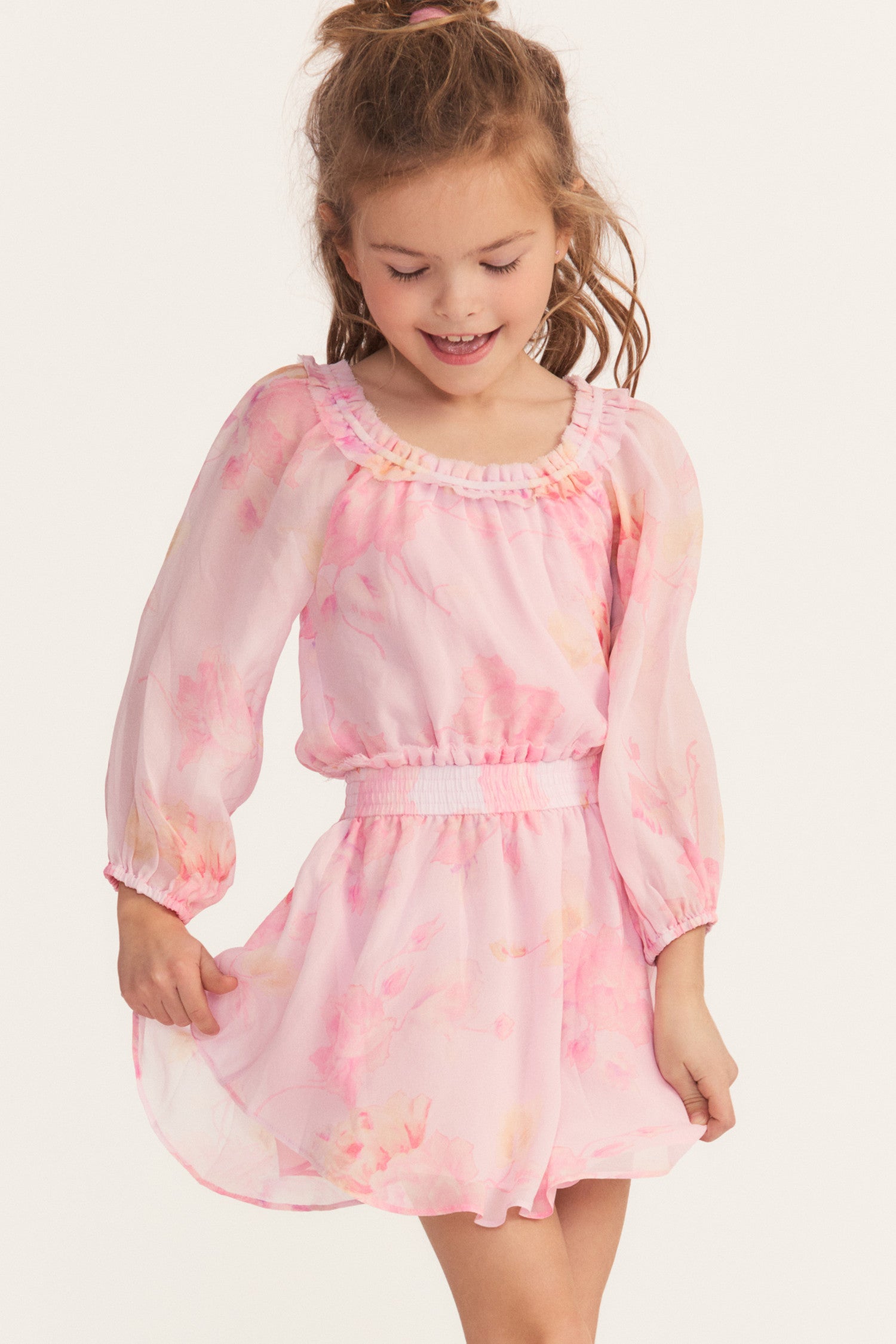 Girls Mini Popover Dress