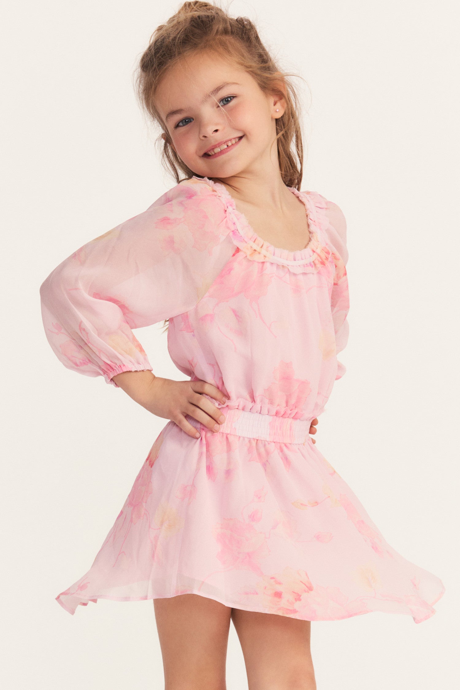 Girls Mini Popover Dress