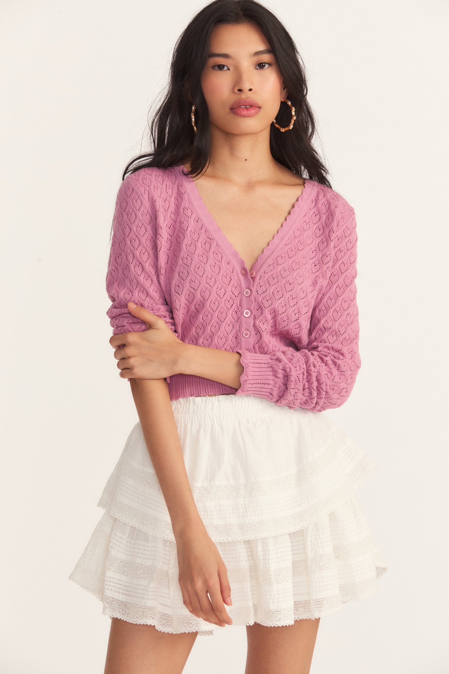 Janie Cropped Cardigan