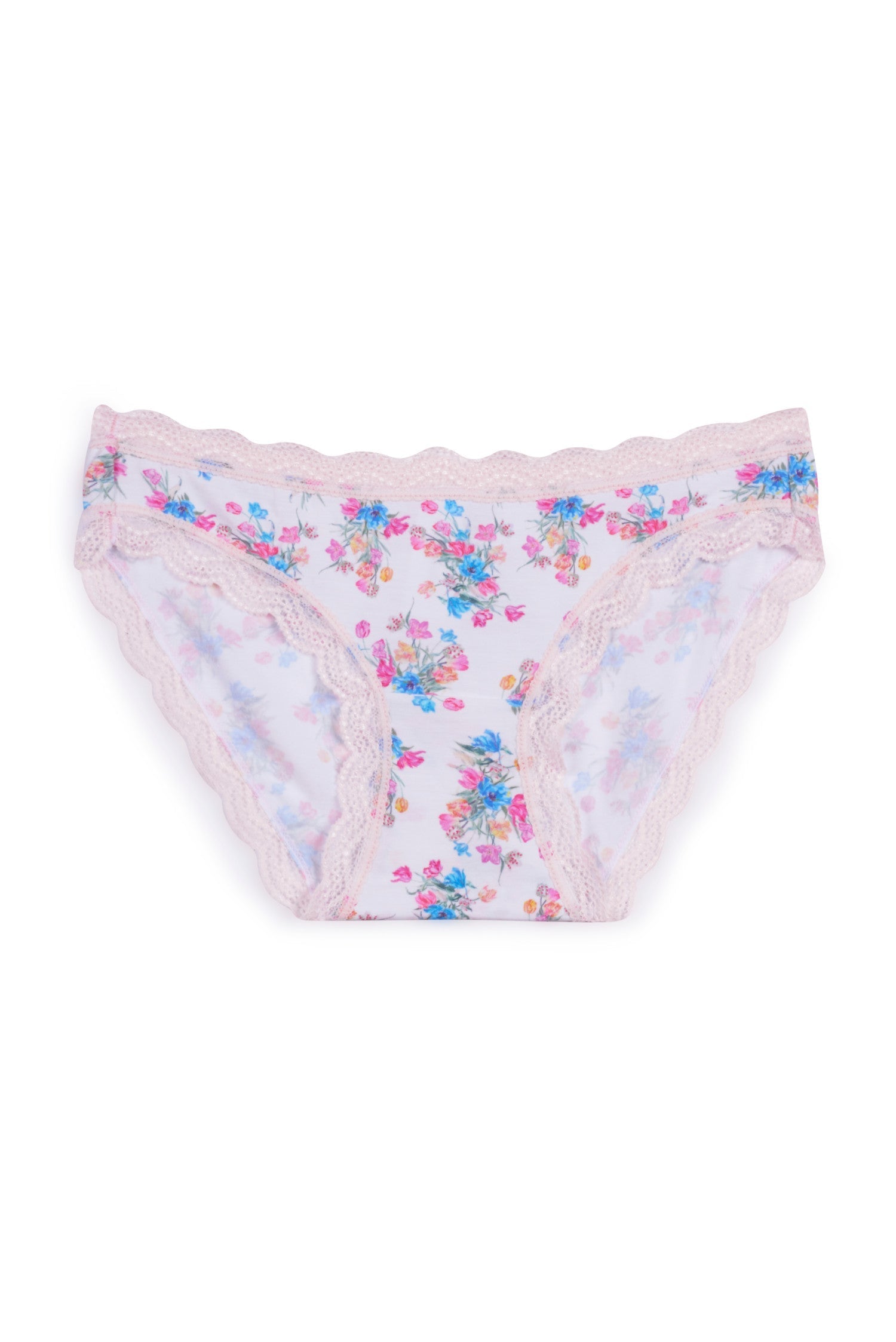 Womens sustainable multi printed lace knicker underwear box set