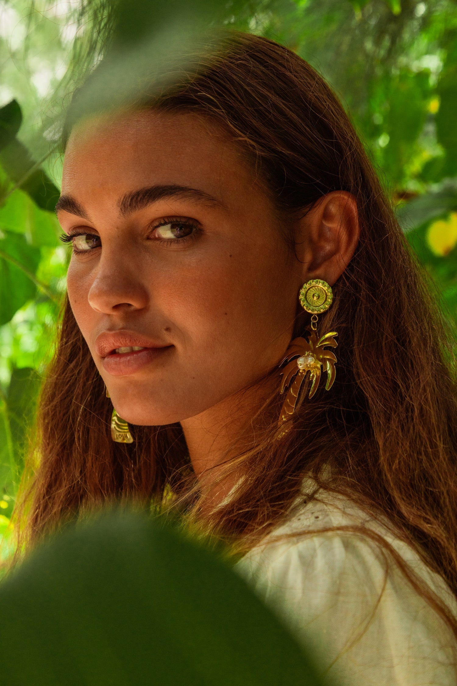 LoveShackFancy x Lova Palm Tree Earrings