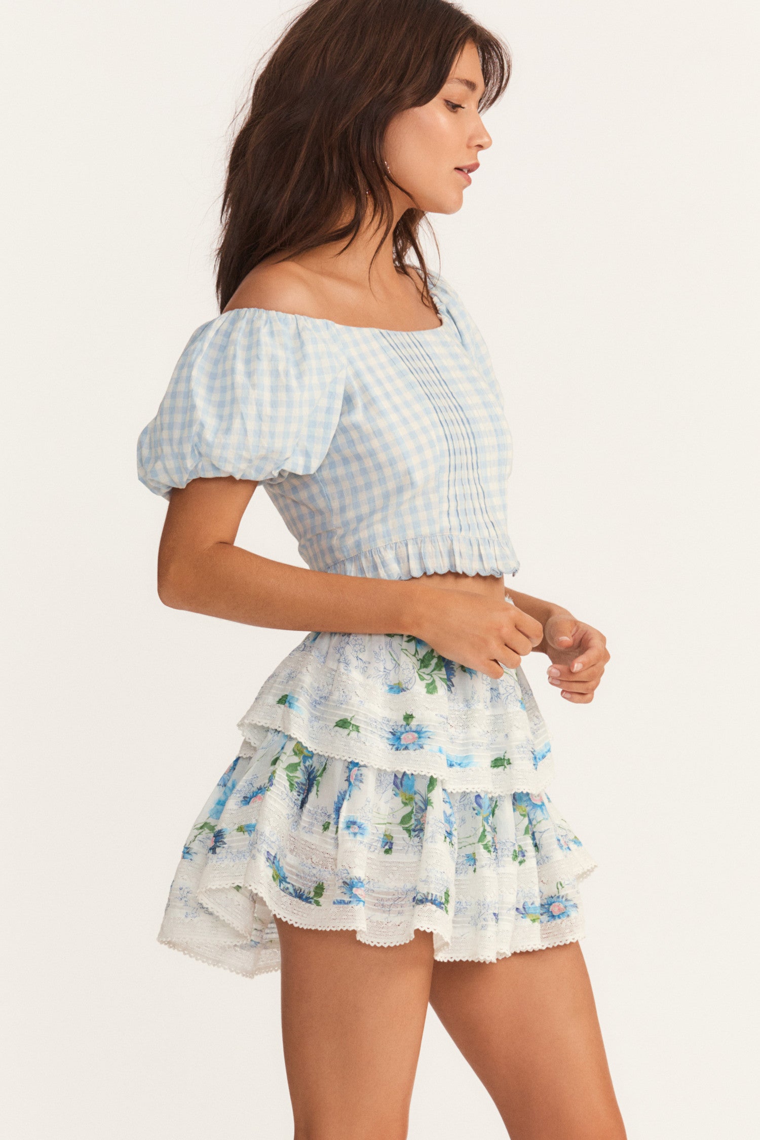 Ruffle Mini Skirt