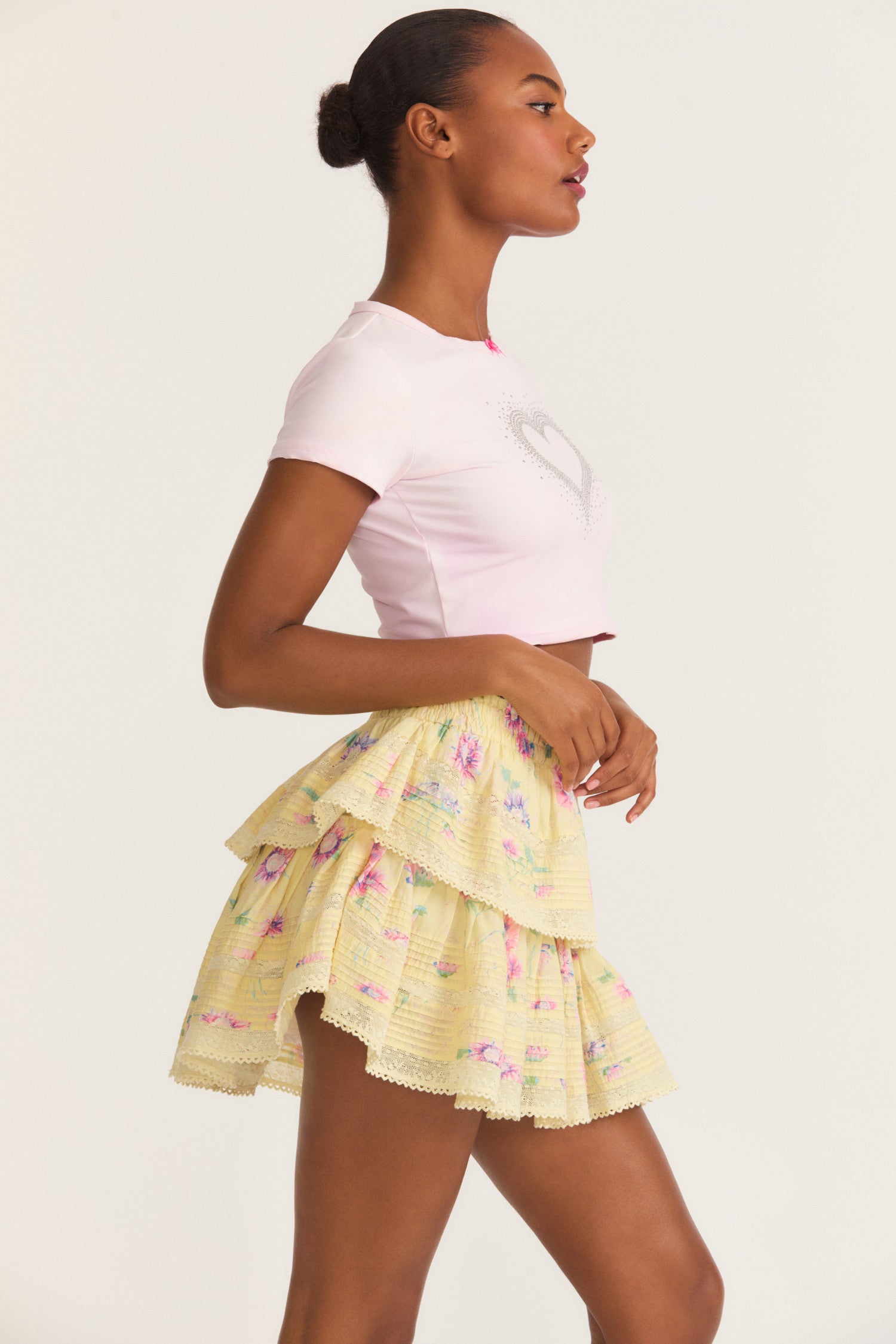 Ruffle Mini Skirt