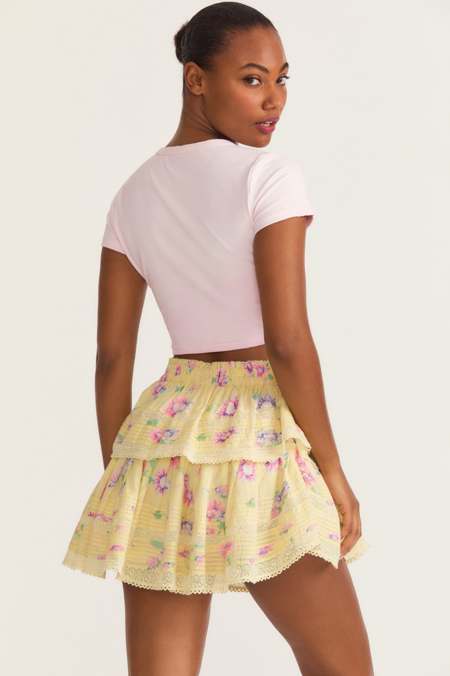 Ruffle Mini Skirt