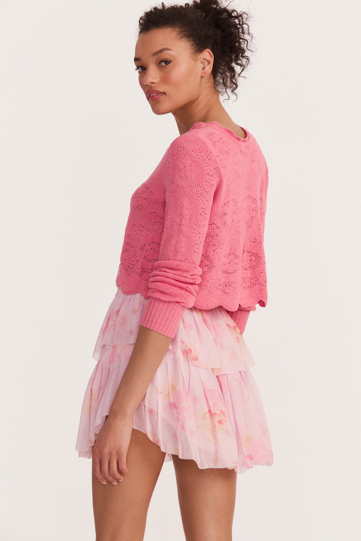 Ruffle Mini Skirt