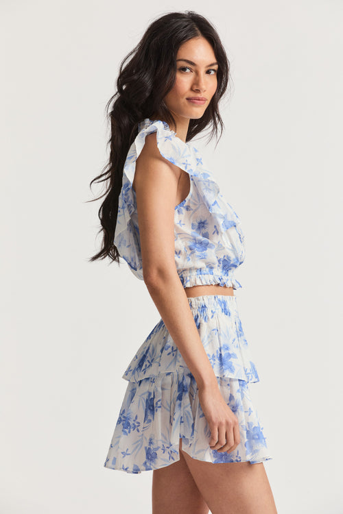 Ruffle Mini Skirt
