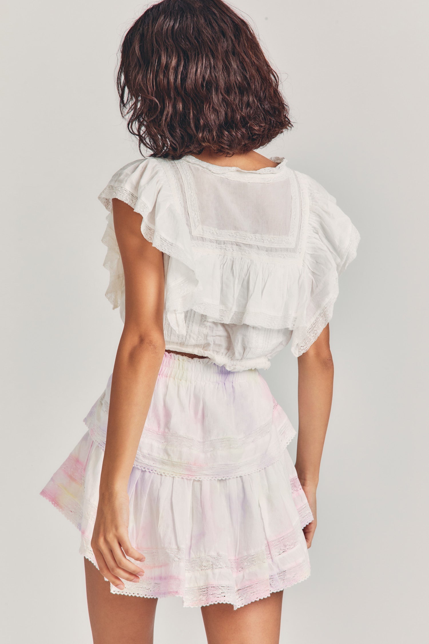 Ruffle Mini Skirt