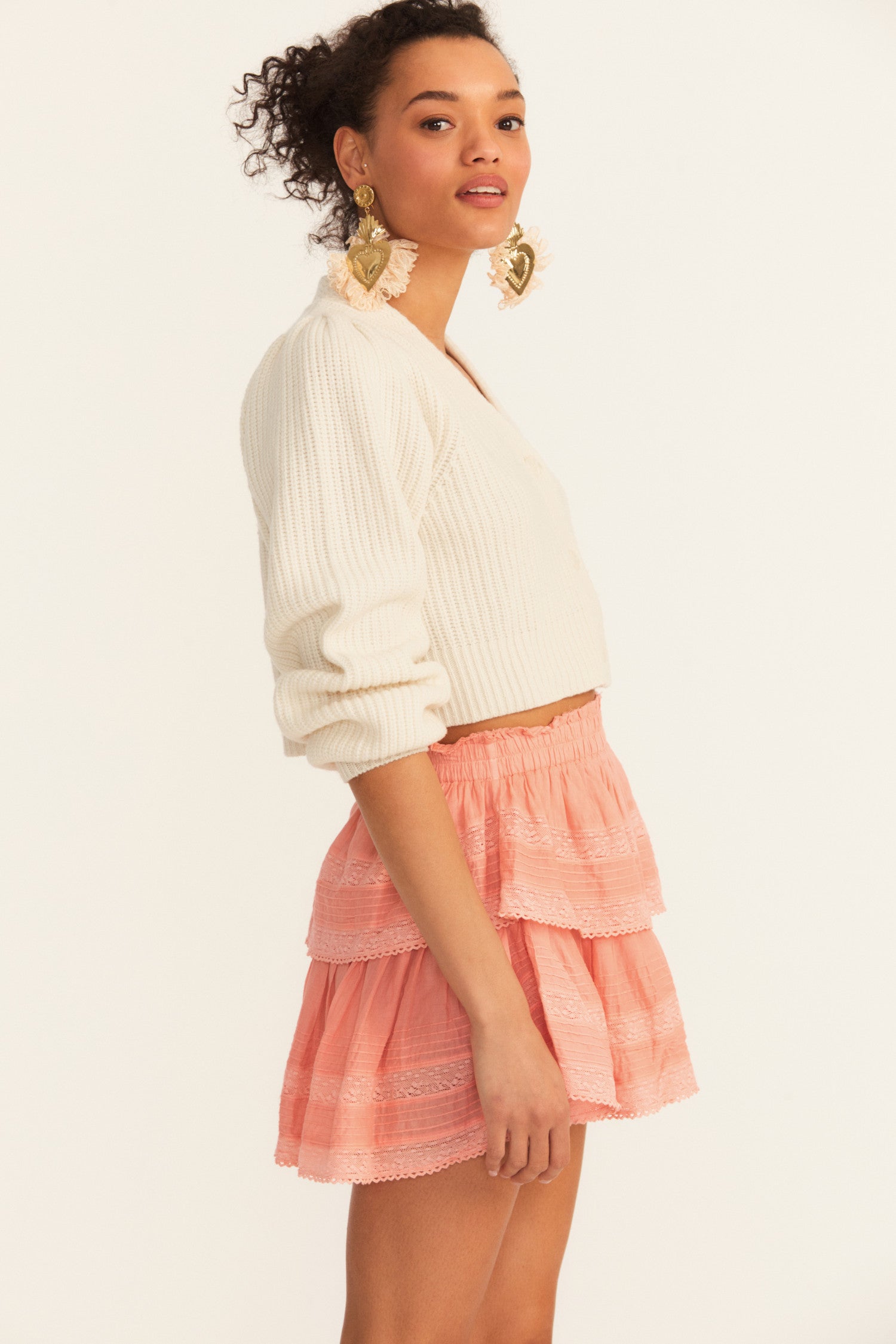 Ruffle Mini Skirt