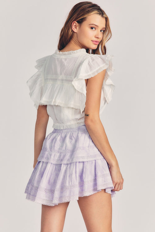 Ruffle Mini Skirt