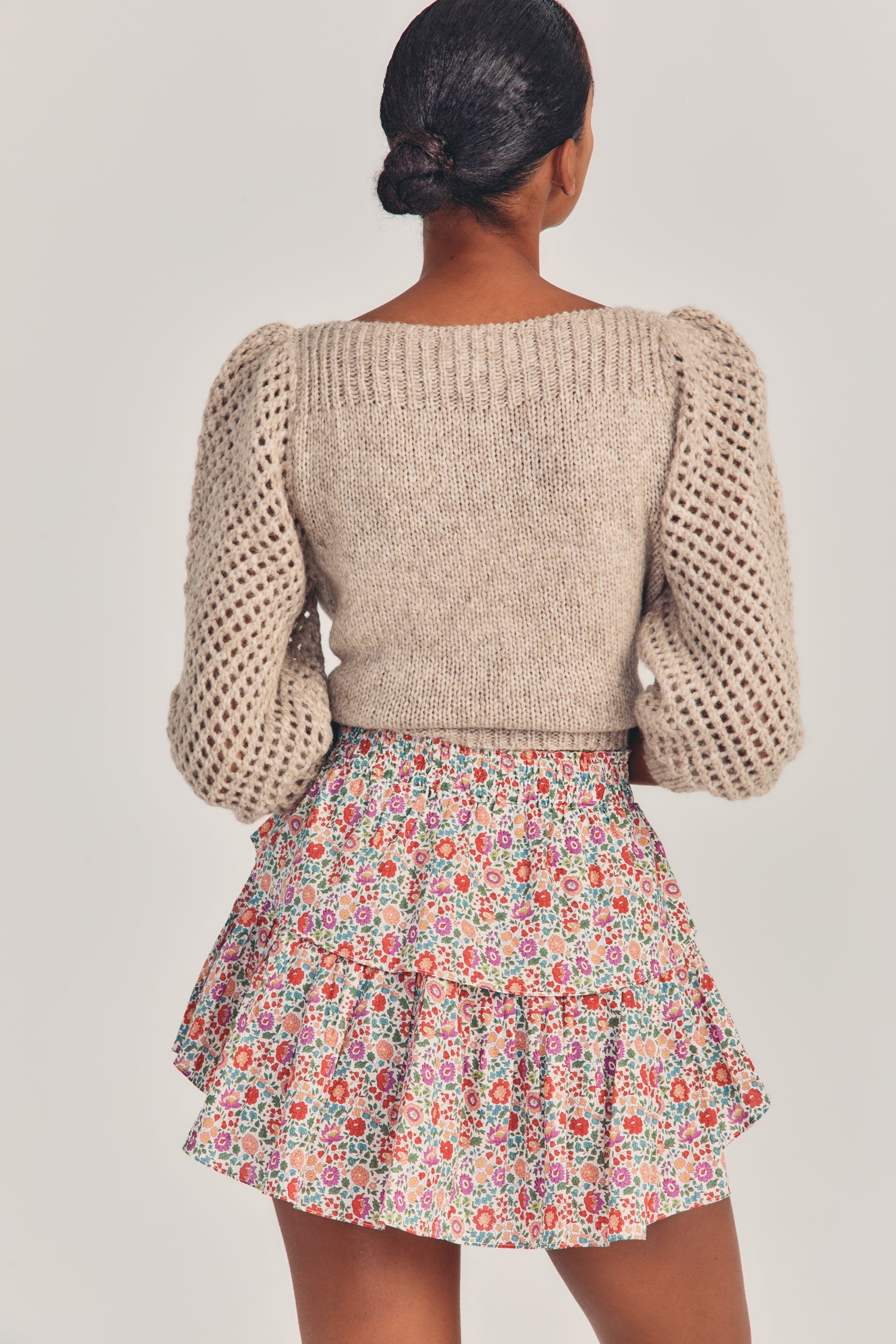 LoveShackFancy x Liberty Ruffle Mini Skirt