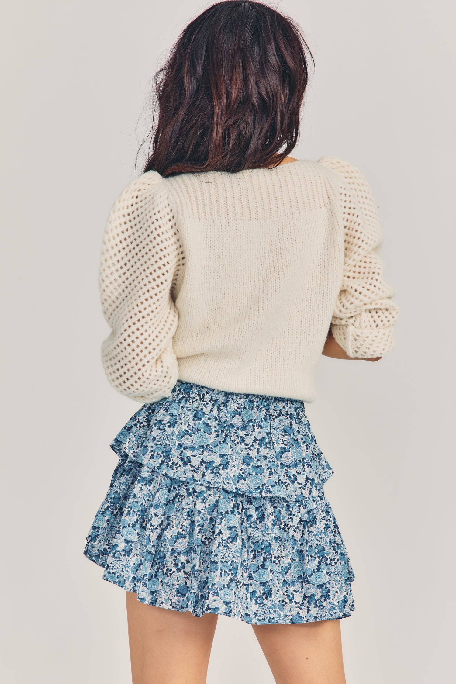 LoveShackFancy x Liberty Ruffle Mini Skirt