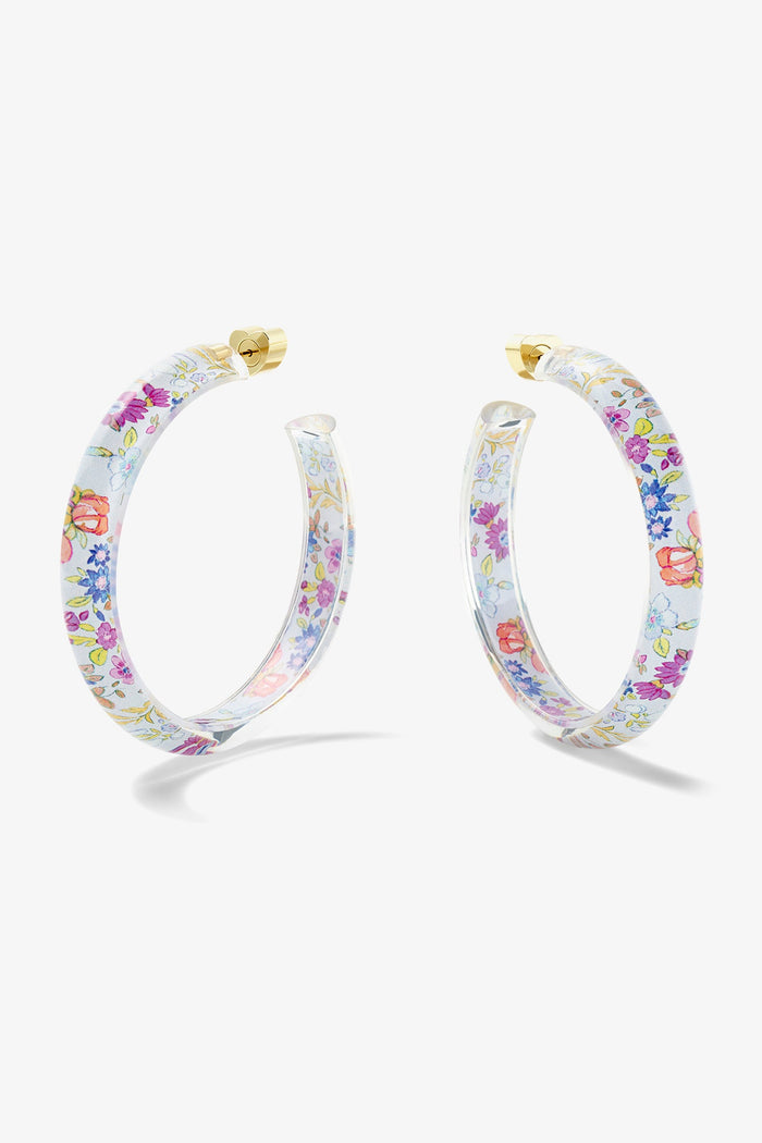 LoveShackFancy x Alison Lou Medium Jelly Hoops