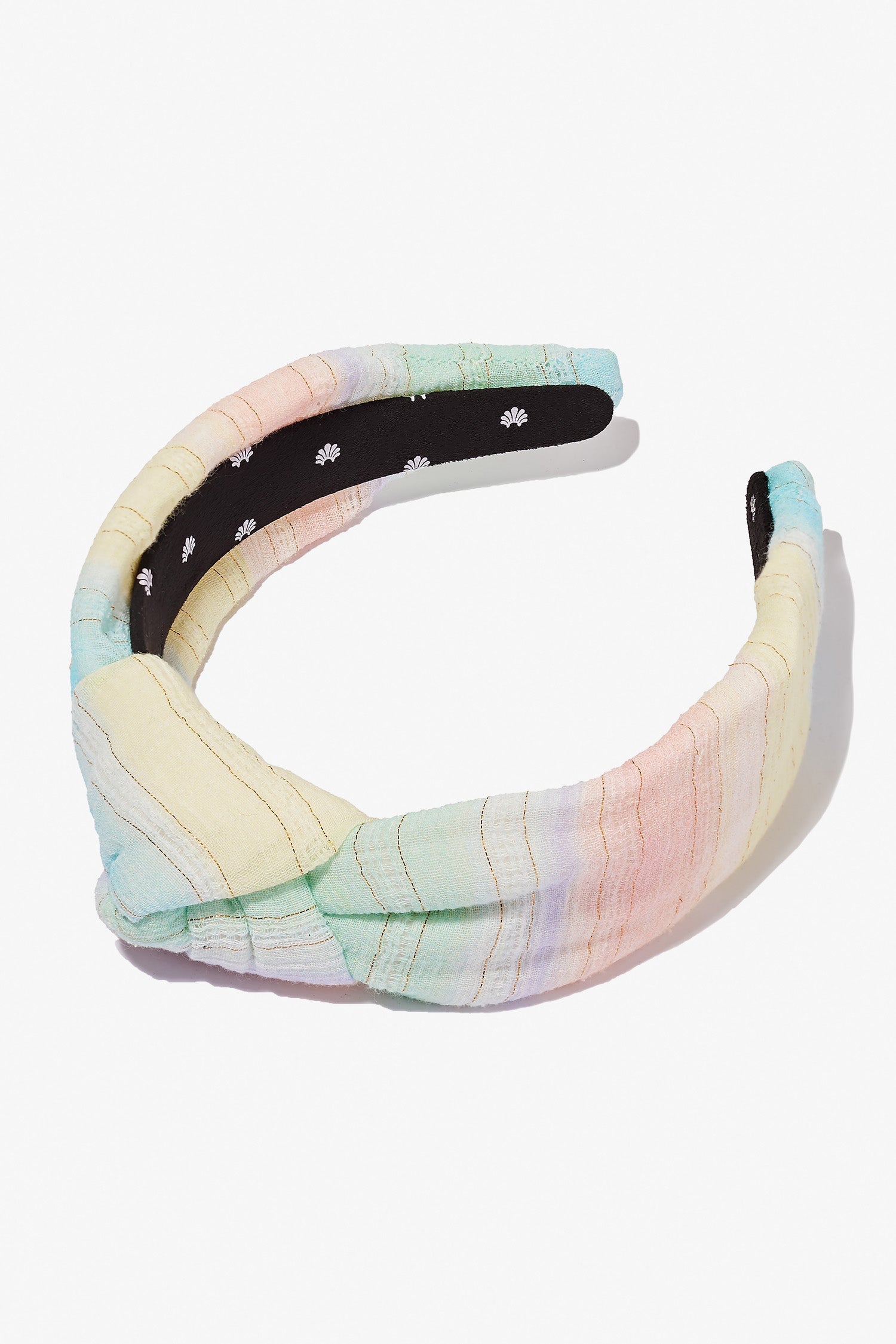 LoveShackFancy x Lele Sadoughi Printed Knotted Headband