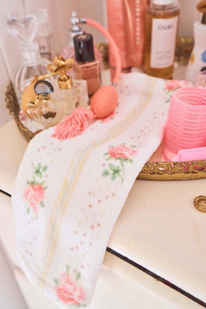 Rose Dot Hand Towel