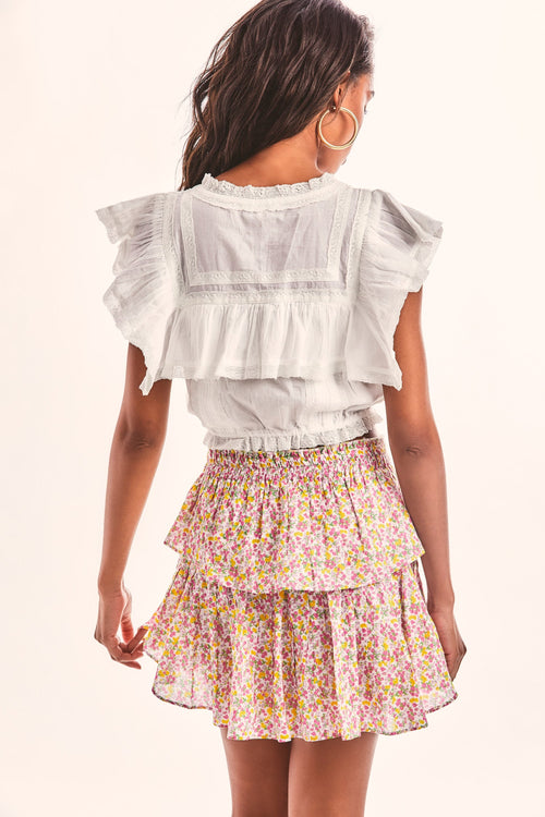 Ruffle Mini Skirt