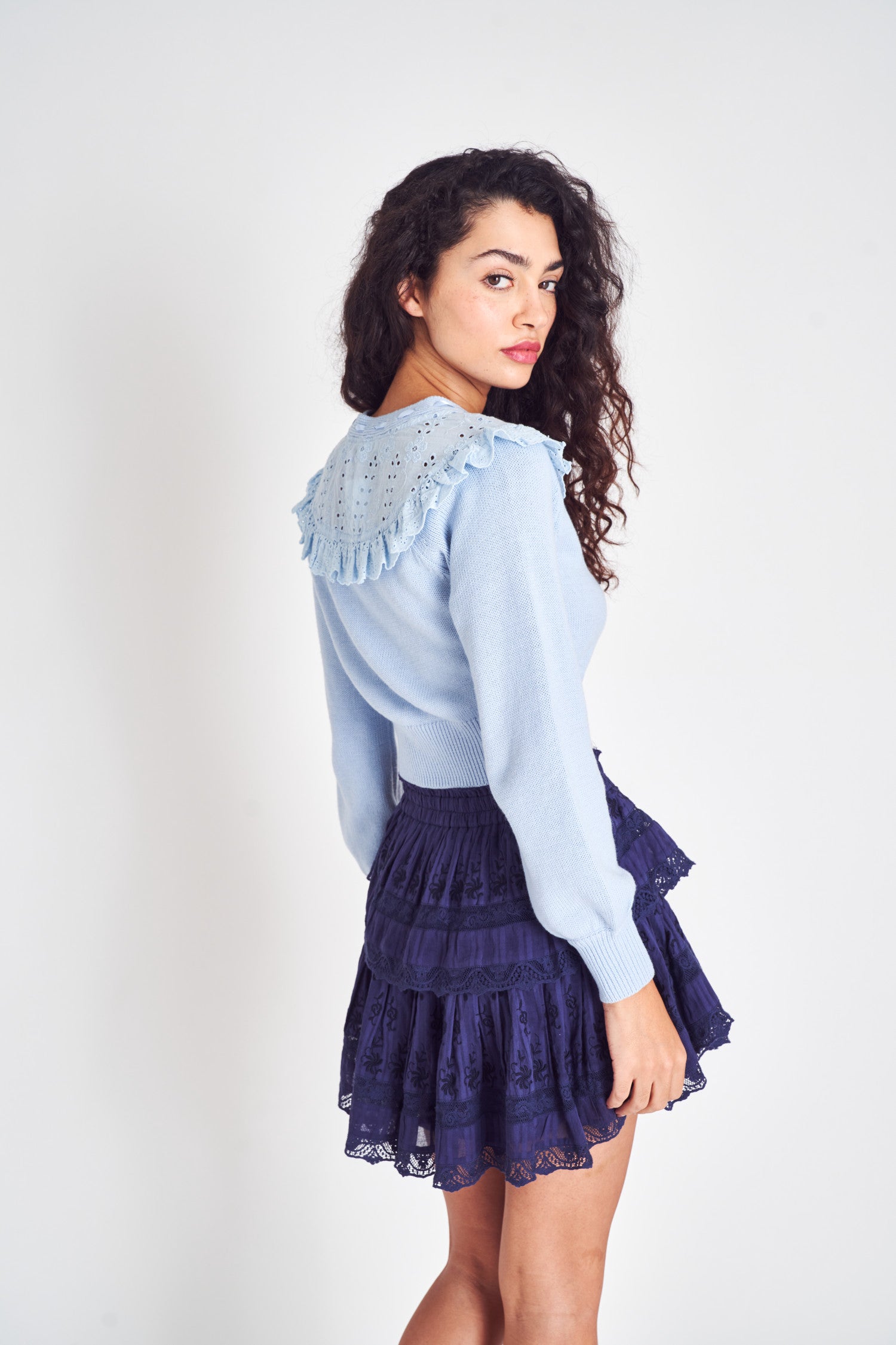 Ruffle Mini Skirt