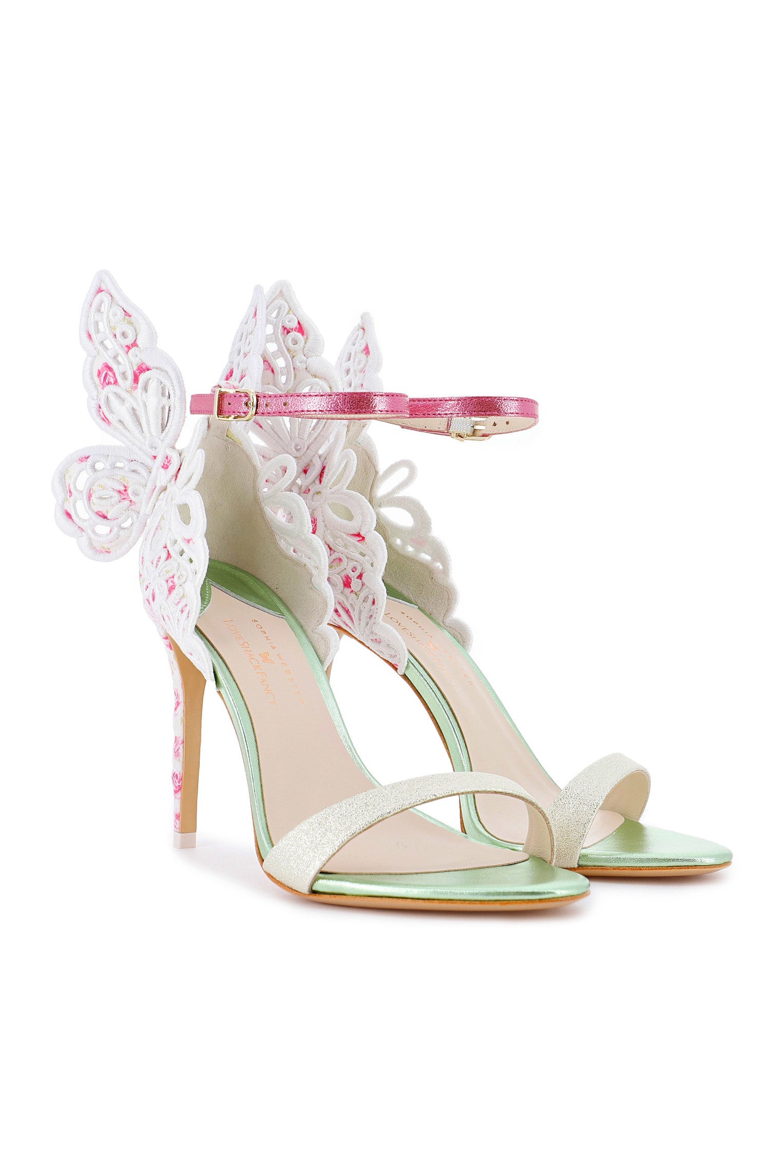 LoveShackFancy x Sophia Webster Chiara Sandal Broderie