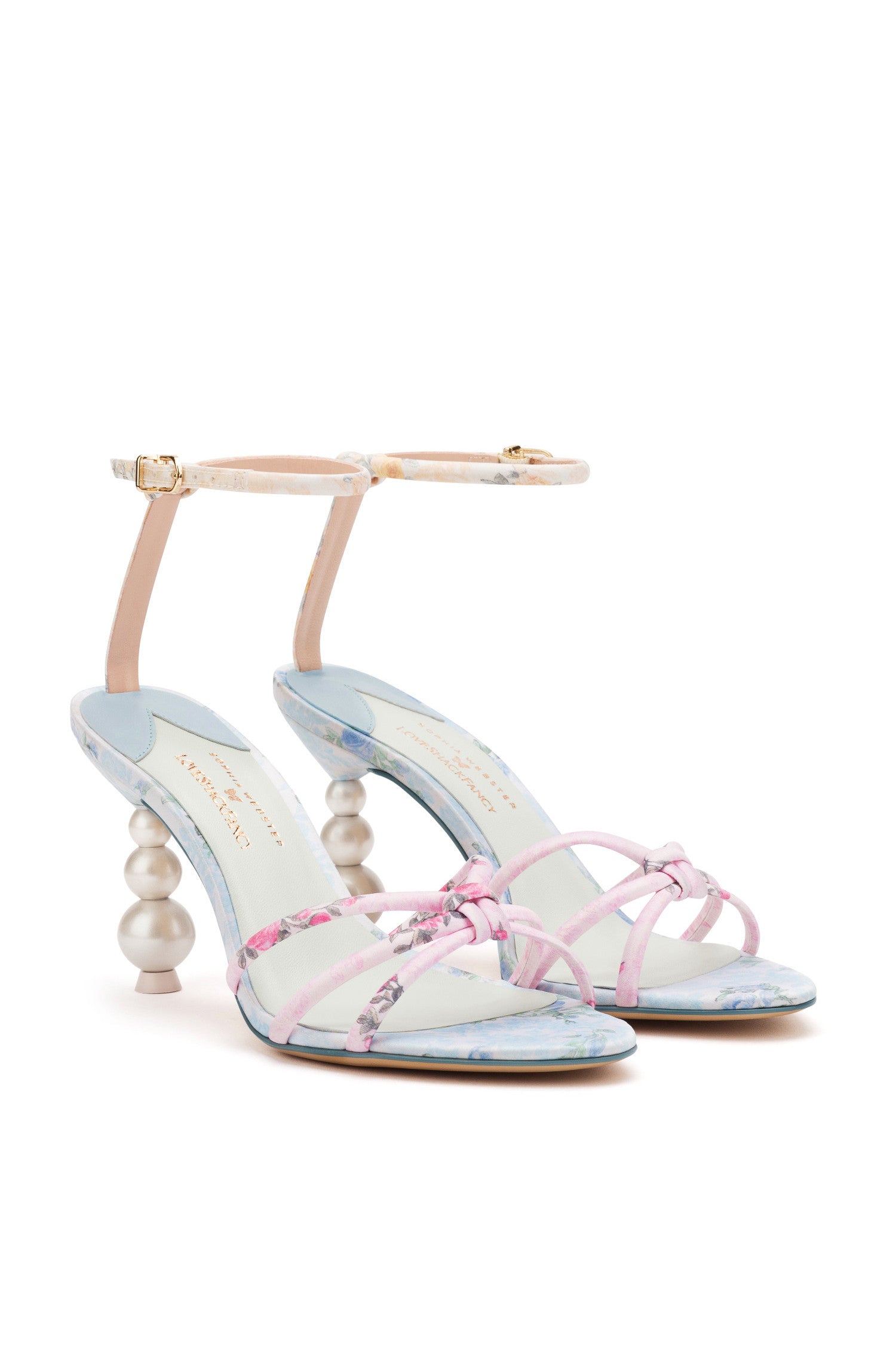 LoveShackFancy x Sophia Webster Pixie Pearl Mid Sandal