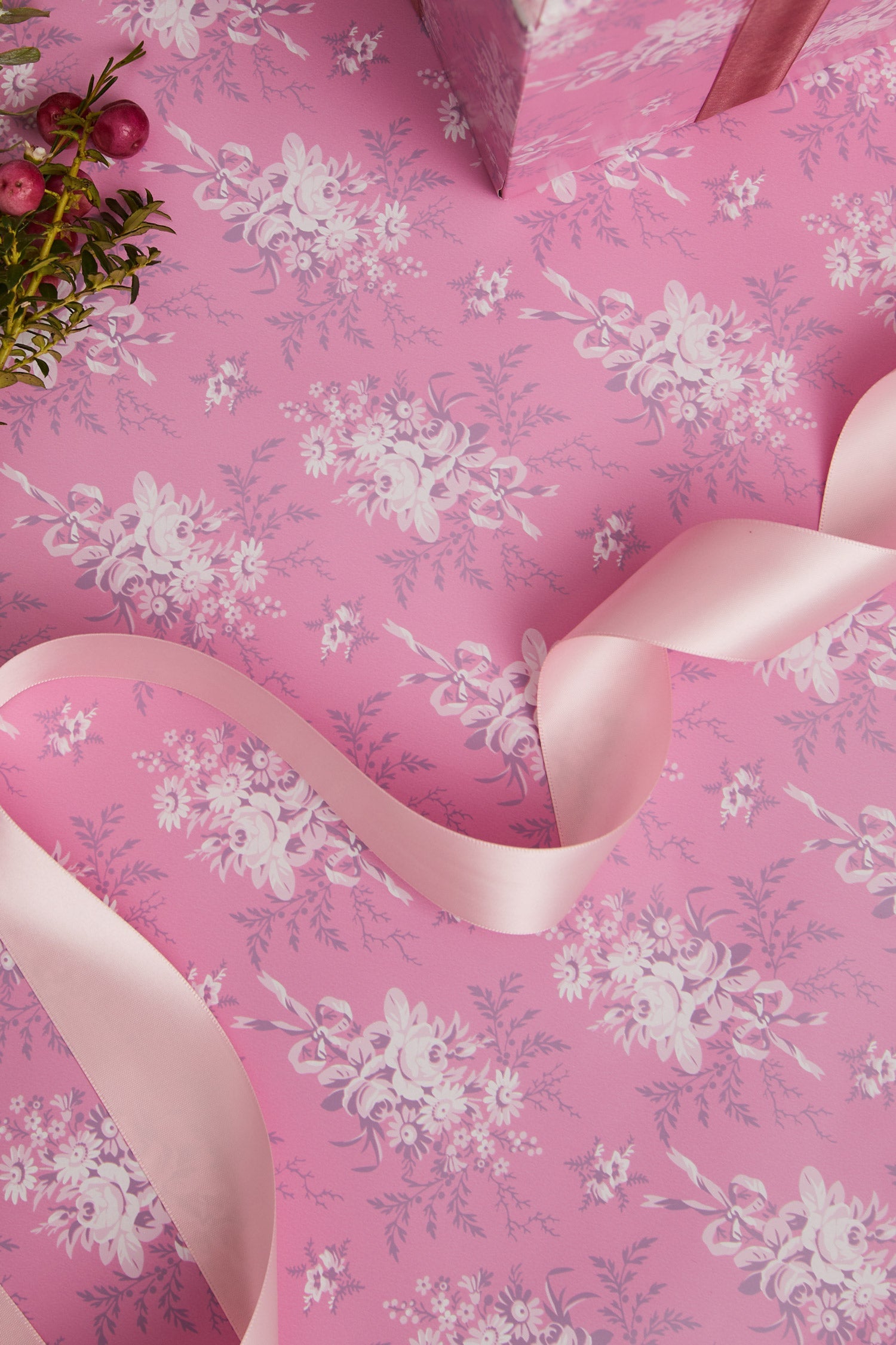 Pink Primrose Wrapping Paper